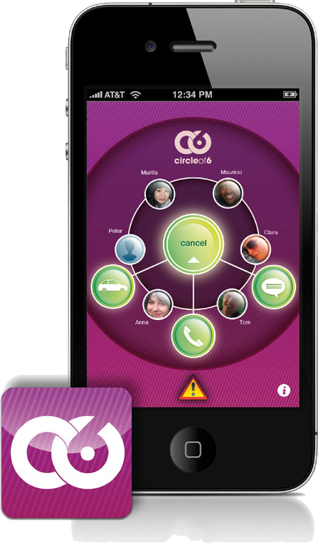 Circle of 6 App Screenshot